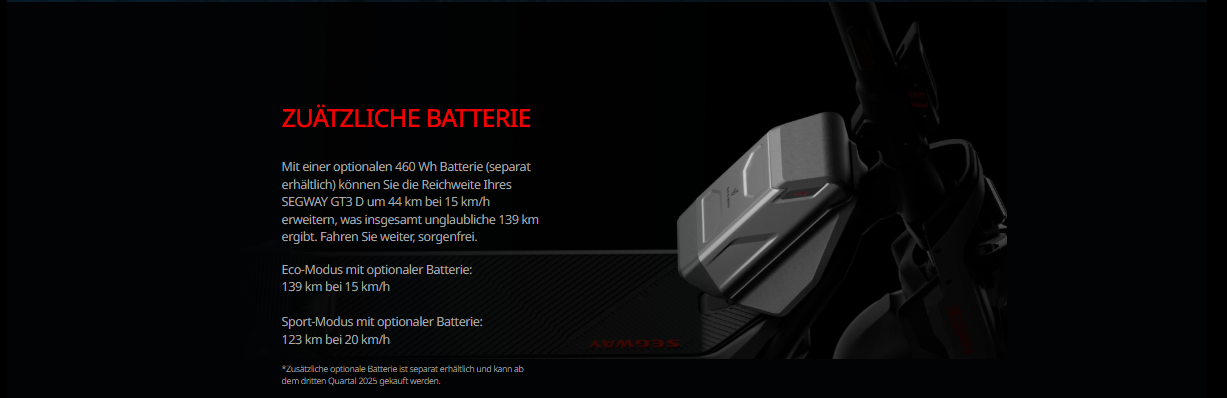 SEGWAY Superscooter Series GT3 Pro – Bild 4