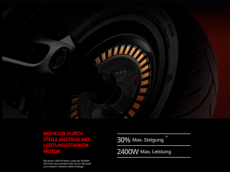 SEGWAY Superscooter Series GT3 Pro – Bild 5