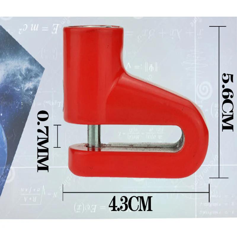 Anti-Diebstahl Bremsscheibenschloss – Bild 3